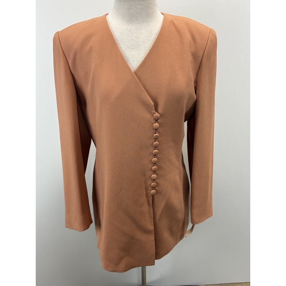 NEW! Jones New York 2 Pc Skirt Suit Women's 12 Jacket Pencil Skirt 90s Career - Picture 2 of 16
